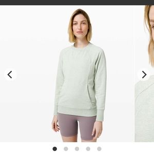 Lululemon Scuba Crew -NWT - Sz 10 - Heathered Springtime